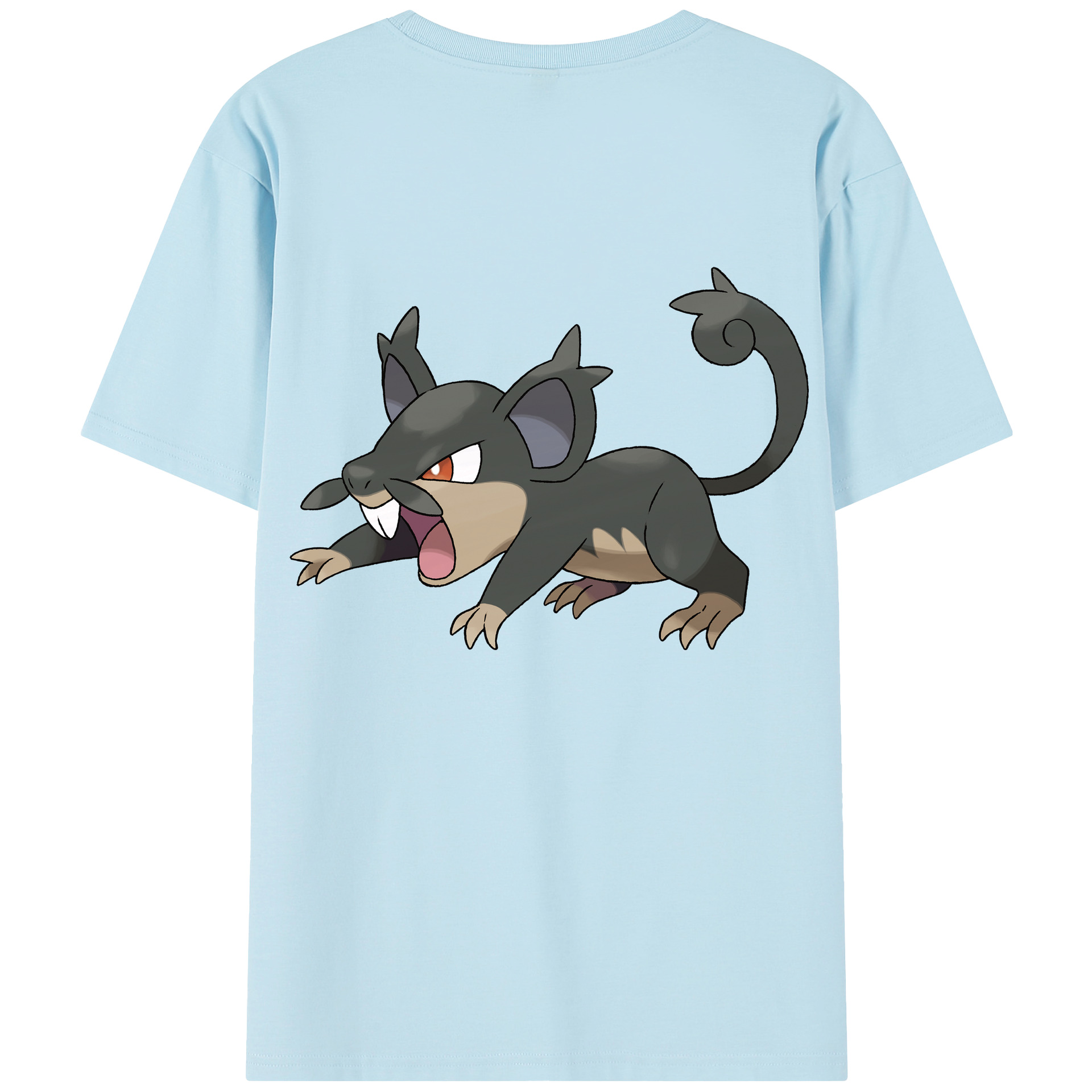 （画像用） ポケットモンスター Pokémon 綿100％半袖Tシャツ（背面プリント）